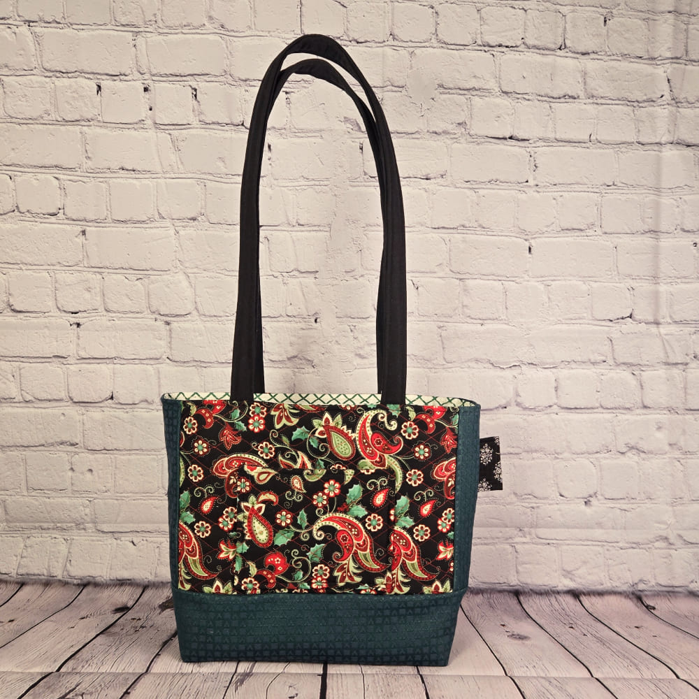 Red & Green Tote Bag - Julie Ann Collections
