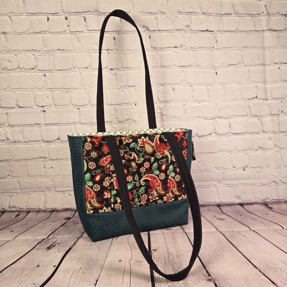 Red & Green Tote Bag - Julie Ann Collections