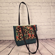 Red & Green Tote Bag - Julie Ann Collections