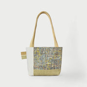 Light Green & White Tote Bag - Julie Ann Collections