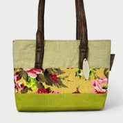 Green & Yellow Tote Bag - Julie Ann Collections
