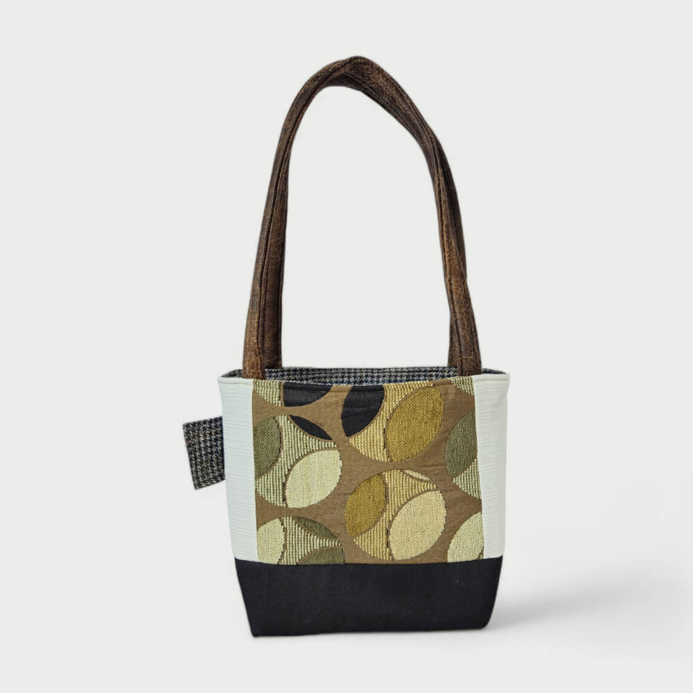 Brown & Black Tote Bag - Julie Ann Collections