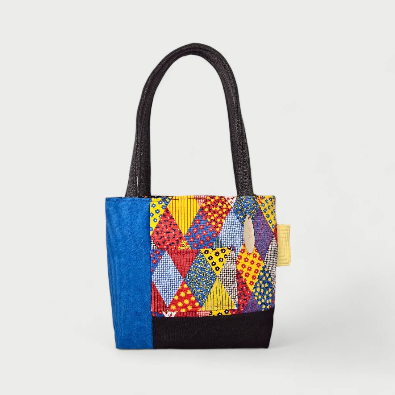 Blue Retro Tote Bag - Julie Ann Collections