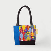 Blue Retro Tote Bag - Julie Ann Collections