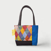 Blue Retro Tote Bag - Julie Ann Collections