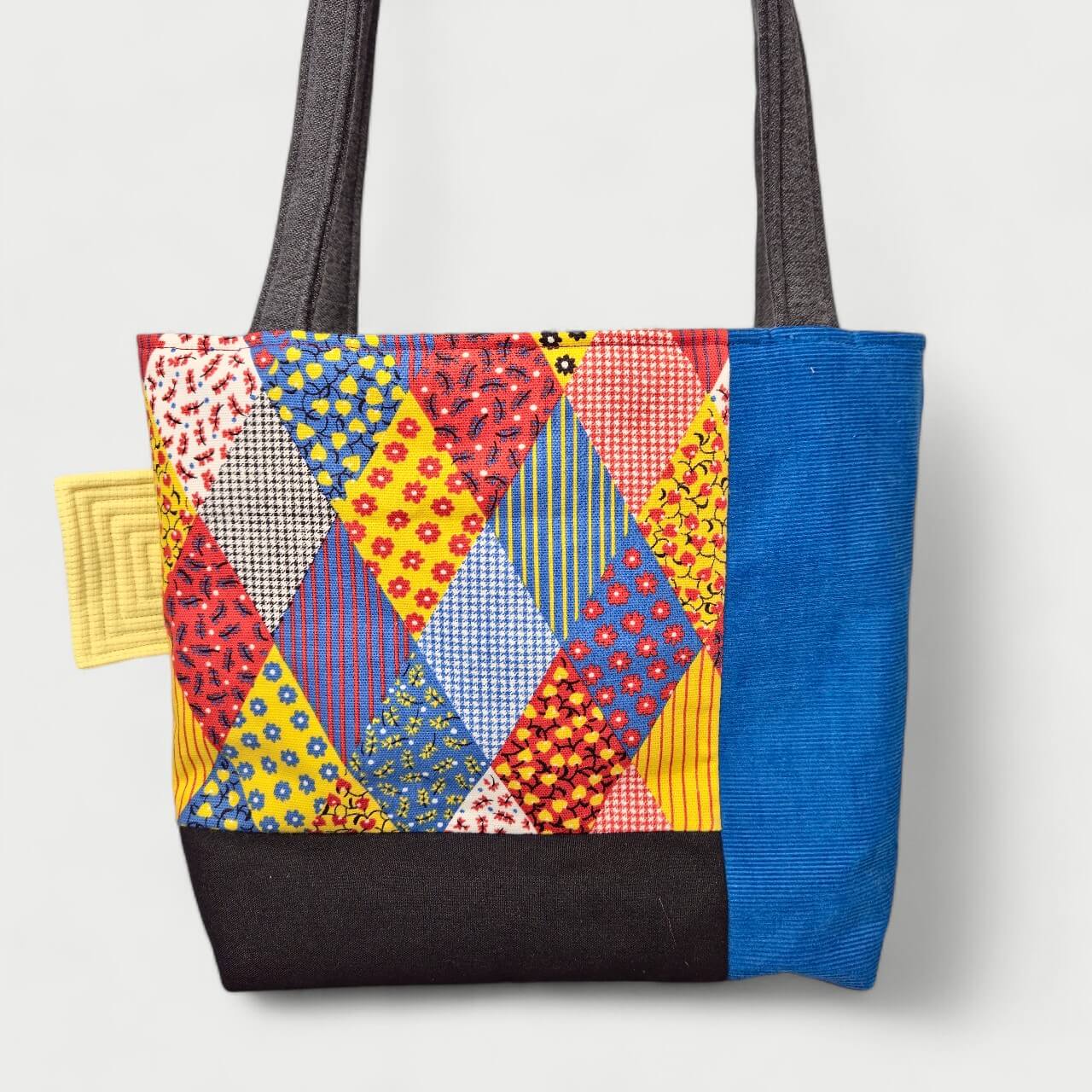 Blue Retro Tote Bag - Julie Ann Collections