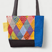 Blue Retro Tote Bag - Julie Ann Collections