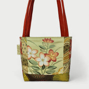 Green & Brown Tote Bag - Julie Ann Collections