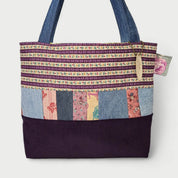 Purple Retro Tote Bag - Julie Ann Collections