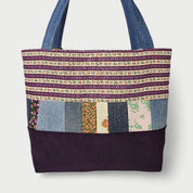 Purple Retro Tote Bag - Julie Ann Collections