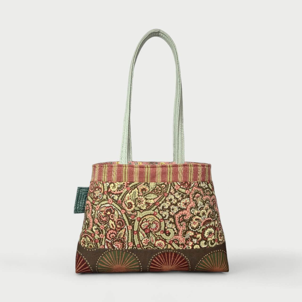 Pink & Brown Tote Bag - Julie Ann Collections