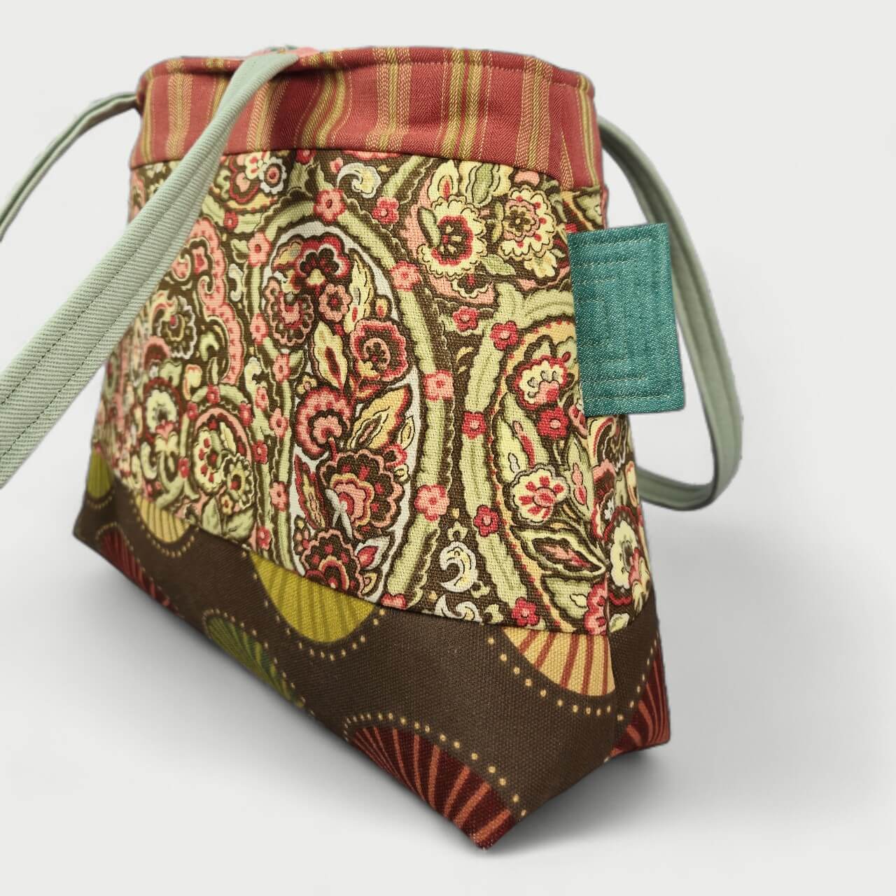Pink & Brown Tote Bag - Julie Ann Collections