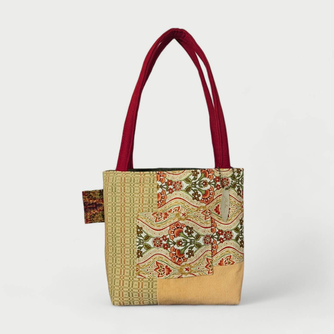 Peach & Green Tote Bag - Julie Ann Collections