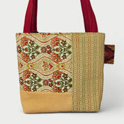 Peach & Green Tote Bag - Julie Ann Collections