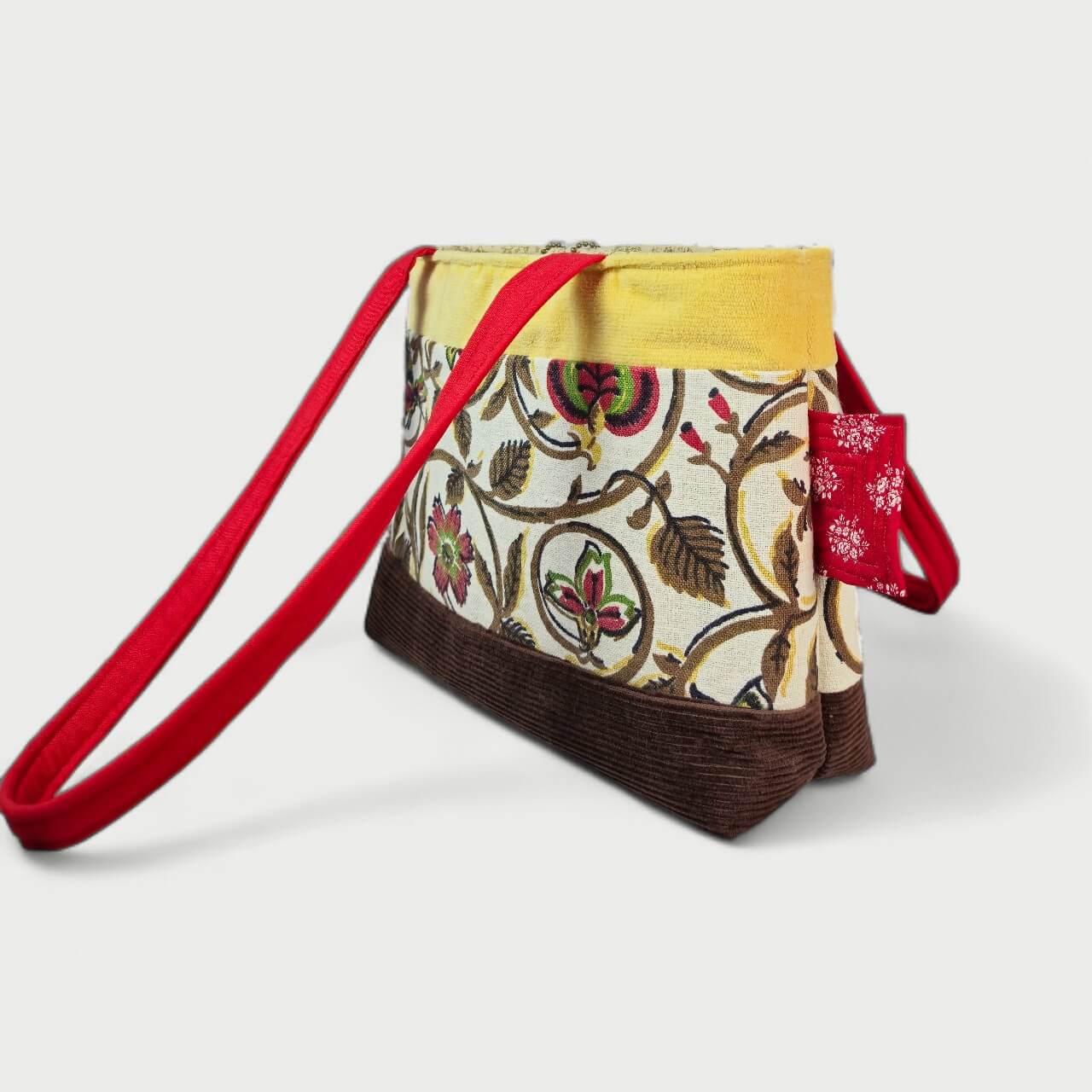 Brown & Yellow Tote Bag - Julie Ann Collections