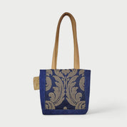 Blue & Gold Tote Bag - Julie Ann Collections