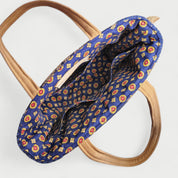 Blue & Gold Tote Bag - Julie Ann Collections