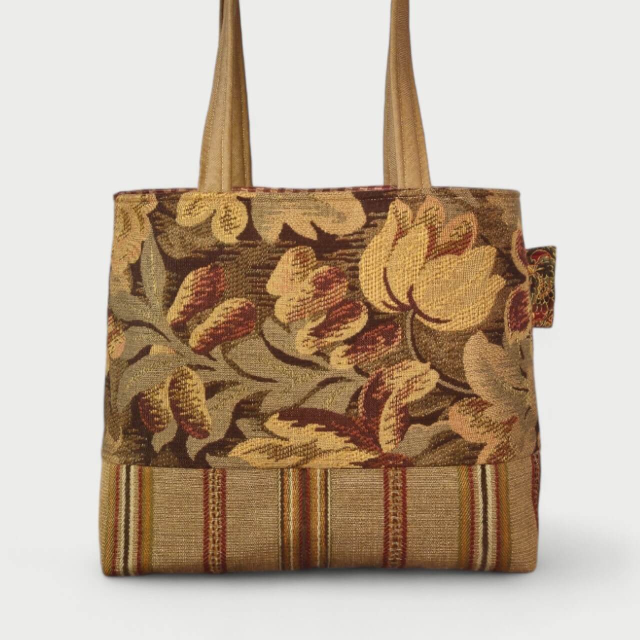 Green & Gold Tote Bag - Julie Ann Collections