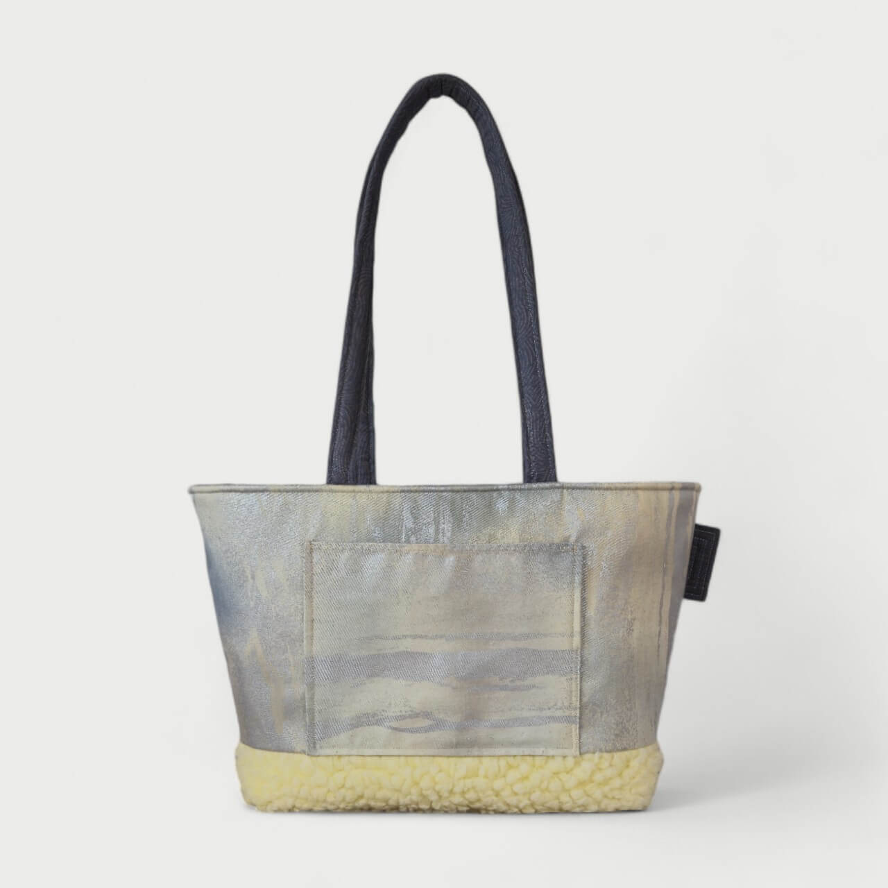 Cream & Gray Tote Bag - Julie Ann Collections