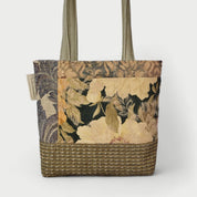 Beige & Green Tote Bag - Julie Ann Collections