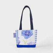 White & Blue Tote Bag - Julie Ann Collections