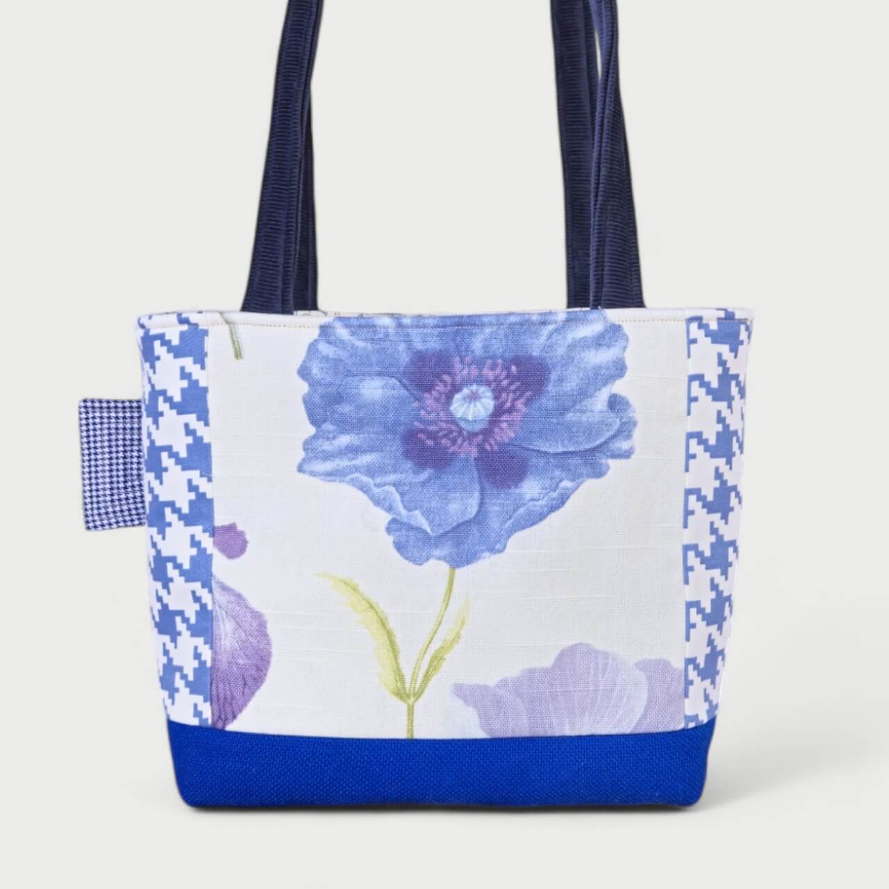White & Blue Tote Bag - Julie Ann Collections