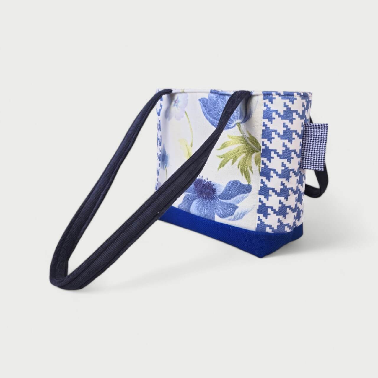 White & Blue Tote Bag - Julie Ann Collections