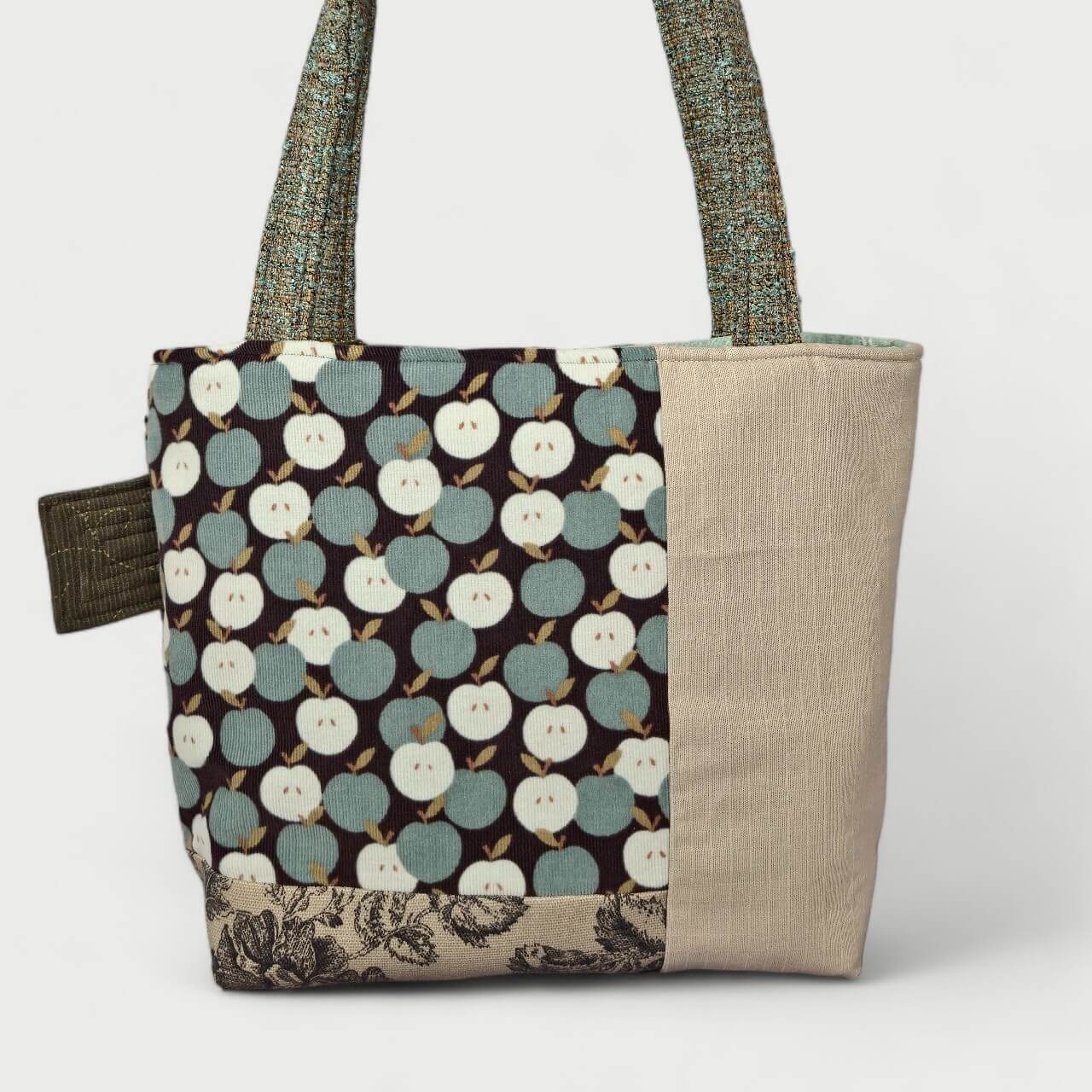 Teal & Gray Tote Bag - Julie Ann Collections