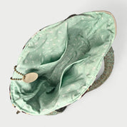 Teal & Gray Tote Bag - Julie Ann Collections