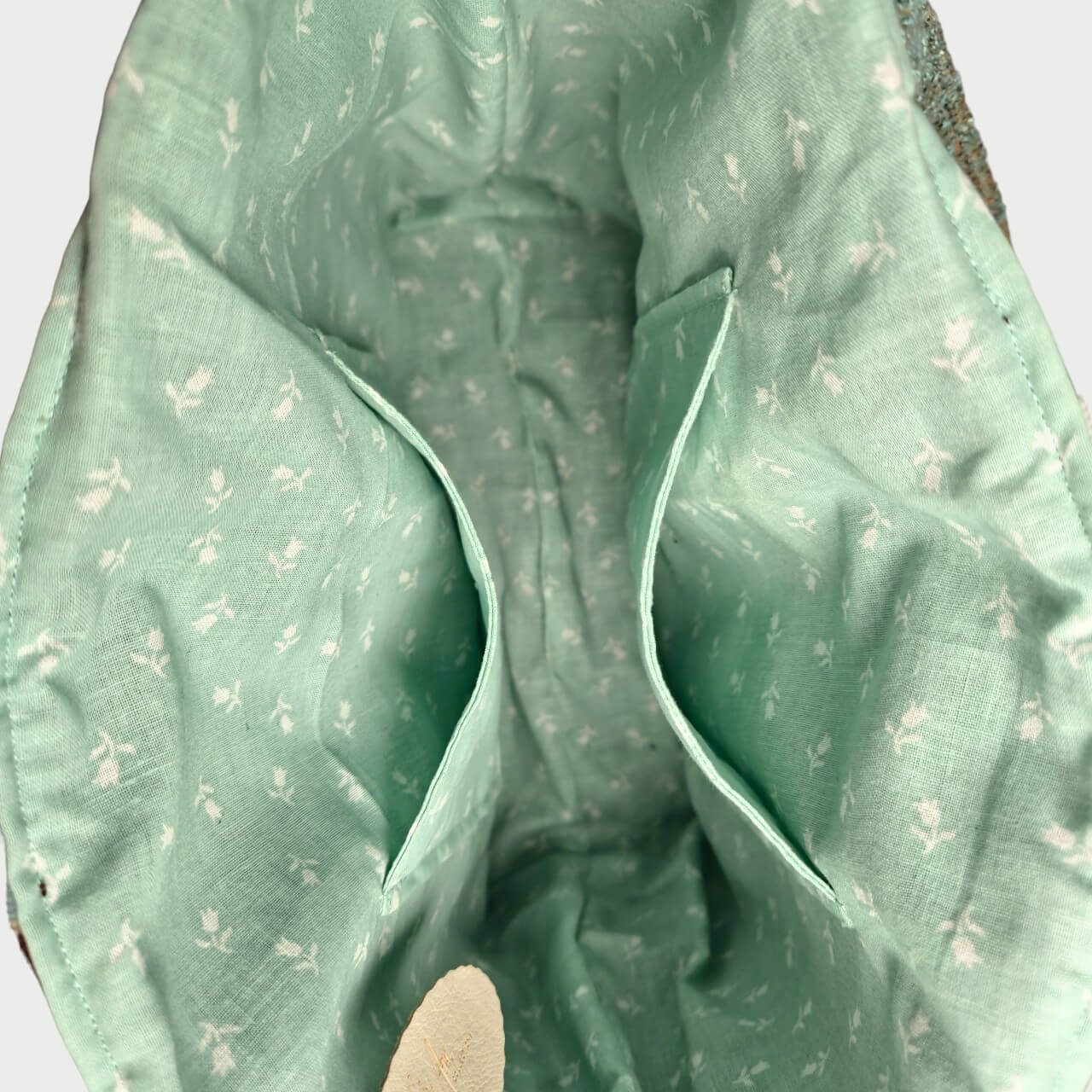 Teal & Gray Tote Bag - Julie Ann Collections