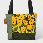 Green & Orange Tote Bag - Julie Ann Collections