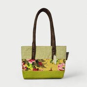Green & Yellow Tote Bag - Julie Ann Collections