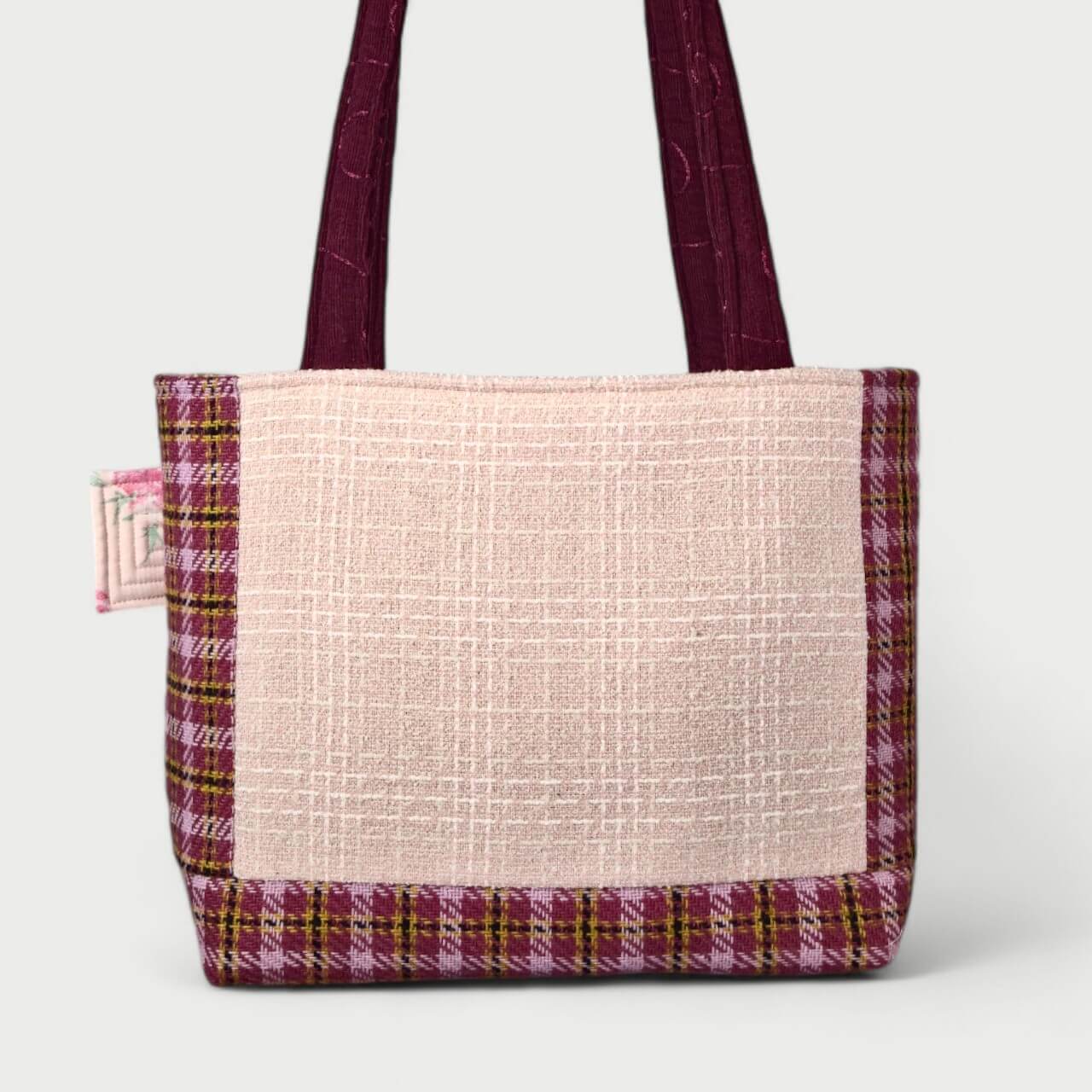 Light Pink & Purple Tote Bag - Julie Ann Collections
