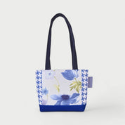 White & Blue Tote Bag - Julie Ann Collections