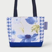 White & Blue Tote Bag - Julie Ann Collections